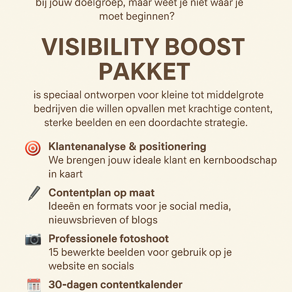 Visibility Boost Pakket